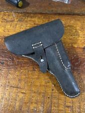 Vintage Belgium Browning 1922 Model Leather Holster. Marked BDR 44 & WaA picture
