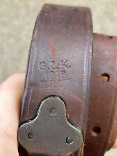 FINE Original WW2 WW1 M1907 Leather Sling M1 Garand, M1917 Winchester Dated 1918 picture