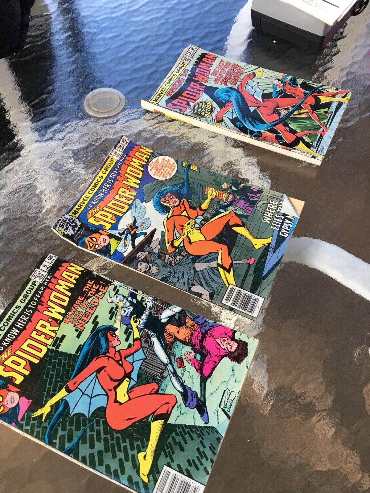 3 Vintage  Marvel The  Spider-woman comic books 