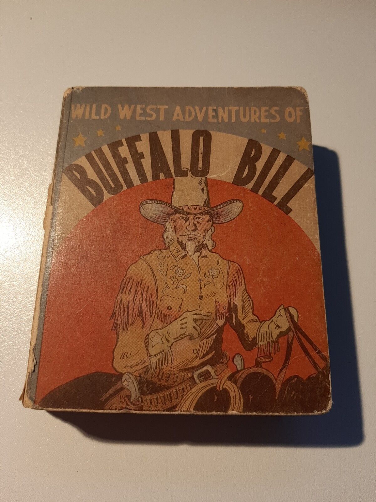 US WHITMAN Wild West Adventures of Buffalo Bill SC Big Little Book PRINTED 1935