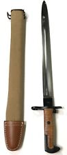 WWI US ARMY M1905 M1903 SPRINGFIELD WINCHESTER RIFLE BAYONET & CARRY SCABBARD picture