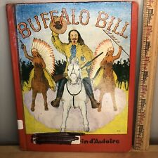 Ingri & Edgar Parin D'Aulaire - Buffalo Bill - 1952 HB, wild west former library picture