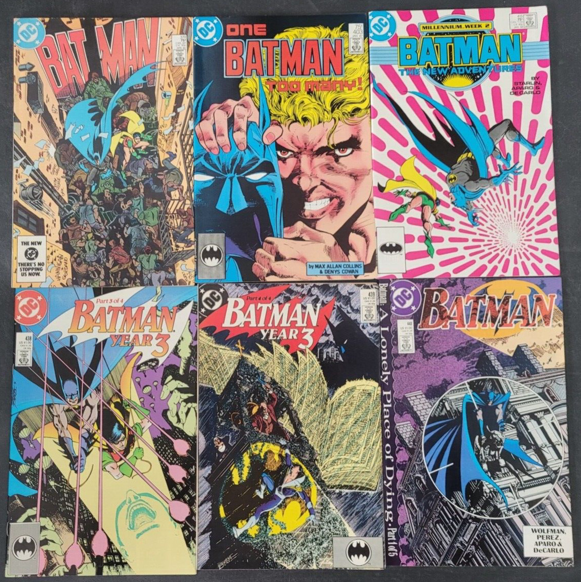 BATMAN SET OF 25 VINTAGE ISSUES DC COMICS YEAR 3 DETECTIVE COMICS #600 JOKER