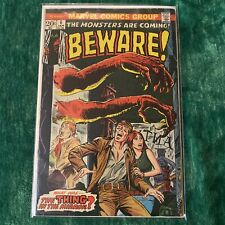 MARVEL Comic Beware The Monsters Are Coming Vol 1 # 6 BRONZE AGE Vintage 1974. picture