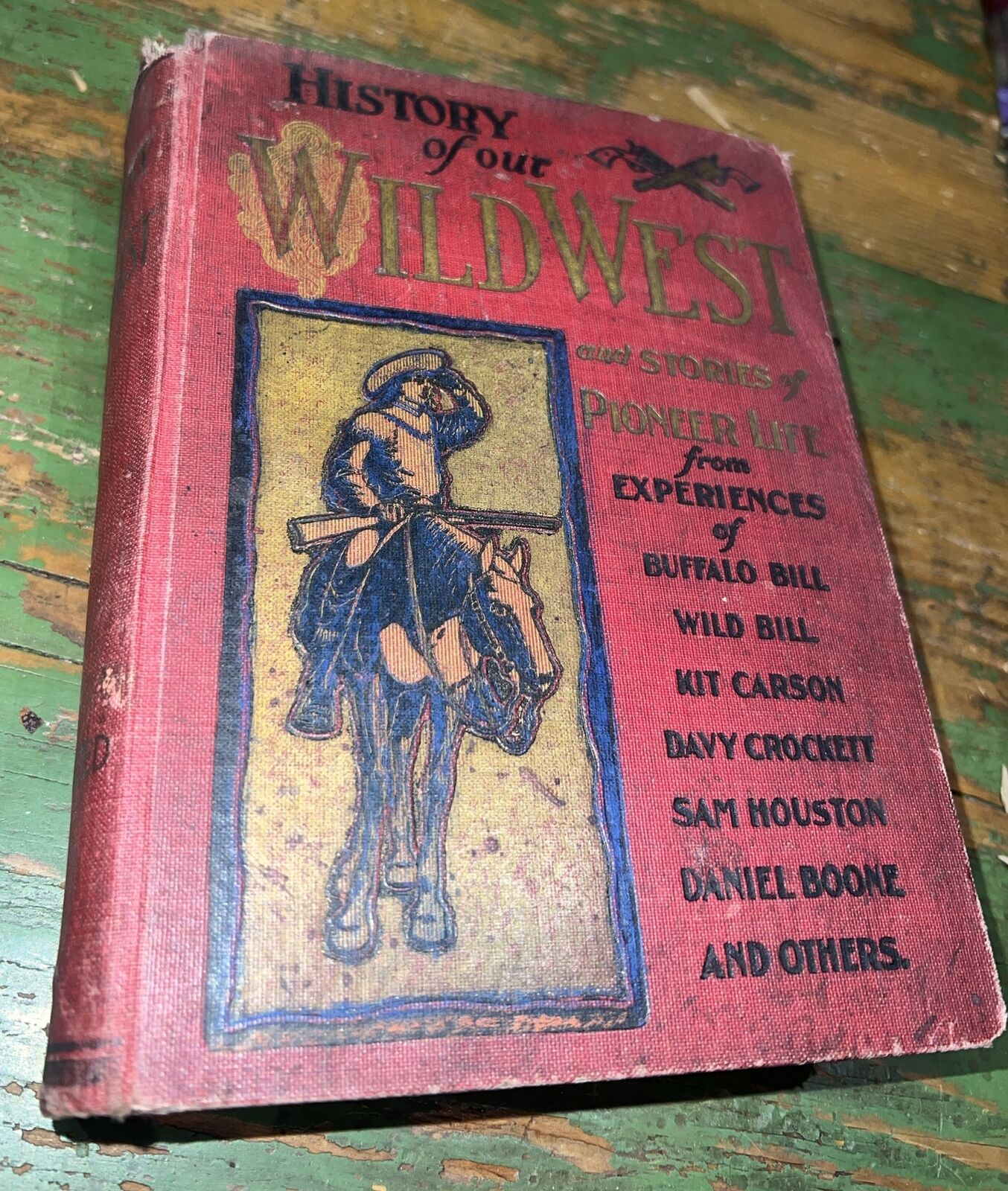 History of the Wild West 1901 Book Illustrated Stories of Pioneer Life HC