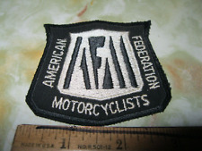 AMERICAN FEDERATION OF MOTORCYCLISTS VINTAGE MOTORCYCLE NEW PATCH picture