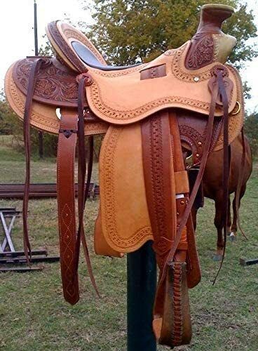Leather Wade Western Horse Saddle Tack Size ( 14 in to 18 in )