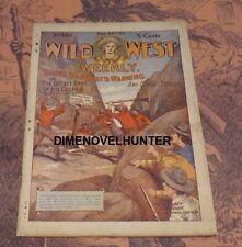 WILD WEST WEEKLY #480 FRANK TOUSEY DIME NOVEL WATCH VIDEO DESCRIPTION picture