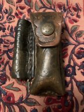 Vintage Boy Scouts Of America Leather Holster With Snap & Belt Clip SEE PICTURES picture
