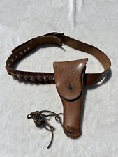 Vintage US MILITARY Pistol Holster, Warren Leather Goods Company W/belt Total 46 picture