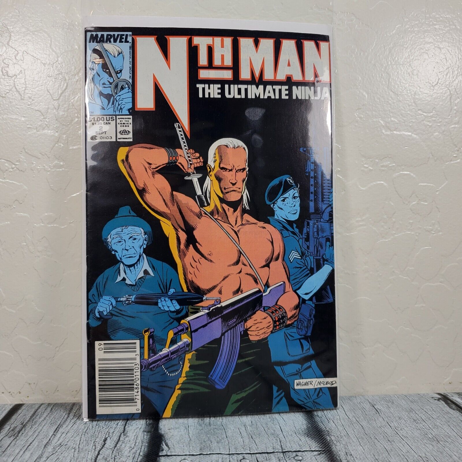 Marvel Comics Nth Man The Ultimate Ninja #2 Vol. 1 1989 Vintage Comic Book