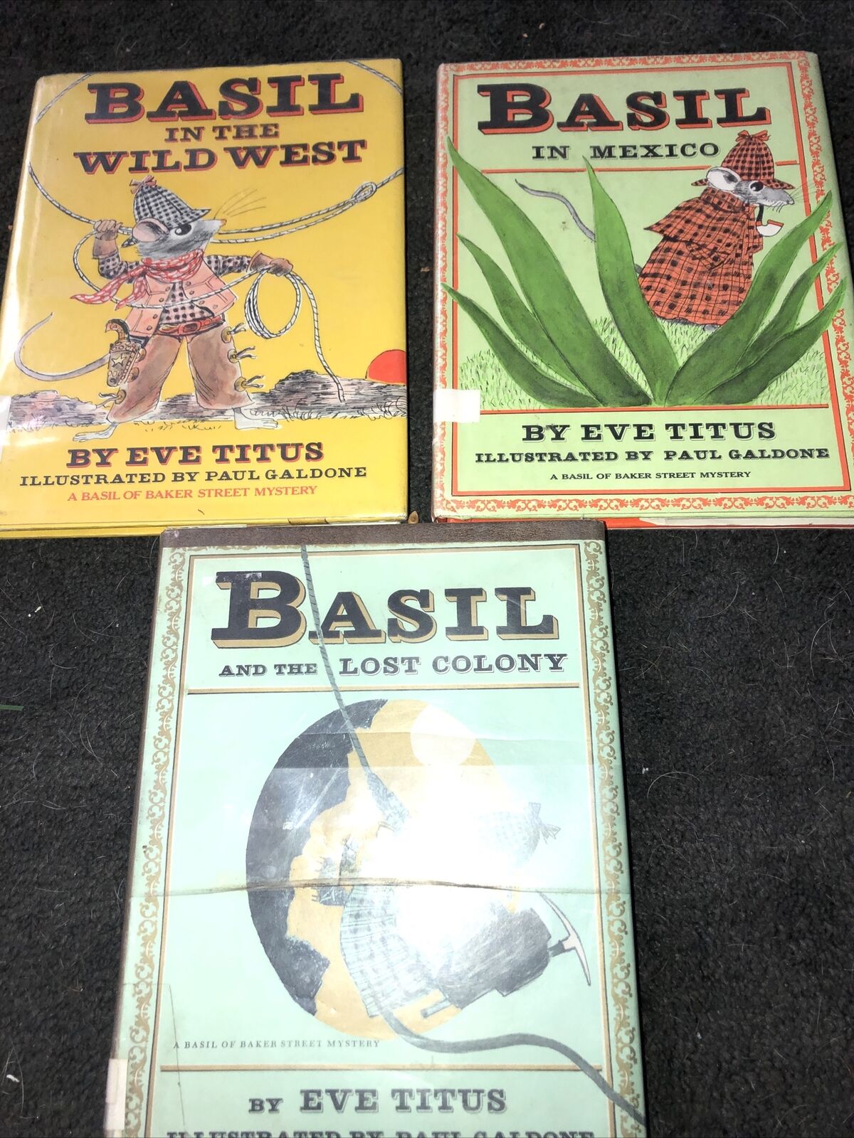basil in the wild west, Basil In Mexico, Lost Colony first edition