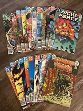 DC vintage mix lot of 20 Comic Books Night Force, Aquaman, Swamp Thing, Amethyst picture