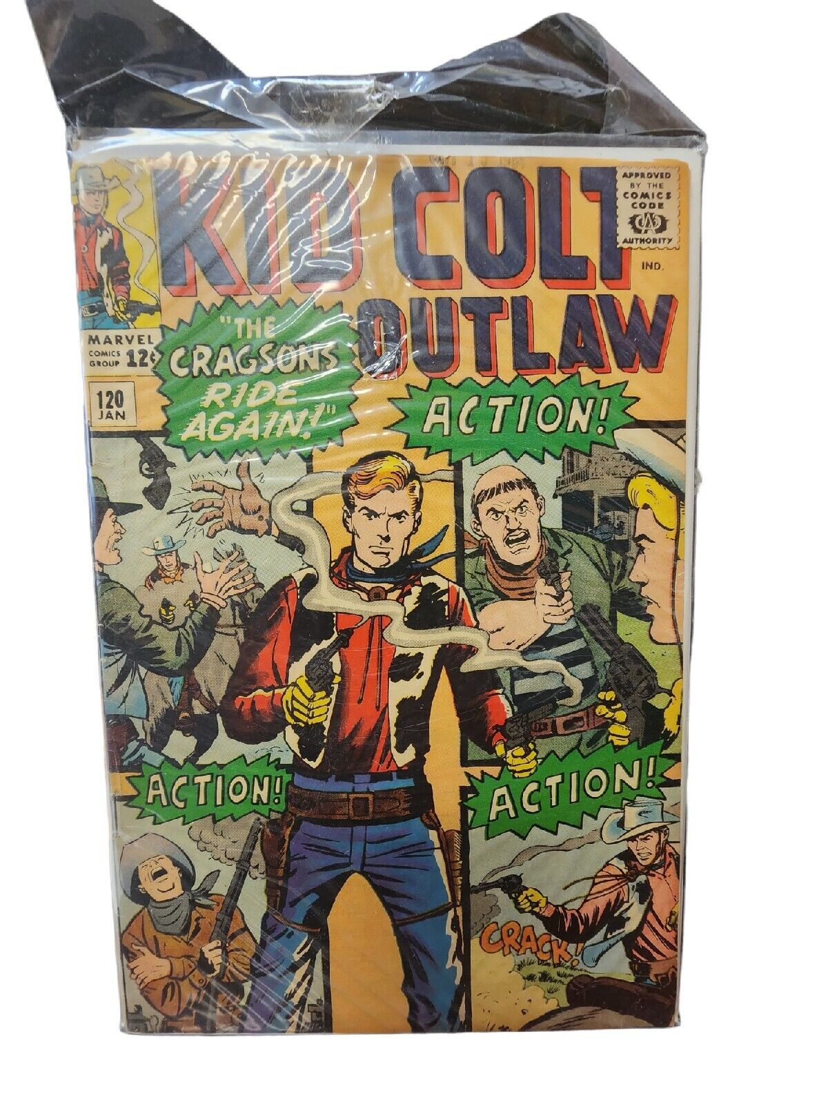 Kid Colt Outlaw, #120, Vol 1, vintage comic good condition NOT MINT