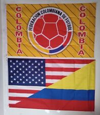 1 COLOMBIA FEDERATION FLAG + 1 COLOMBIAN-AMERICAN FLAG FOR $35 picture