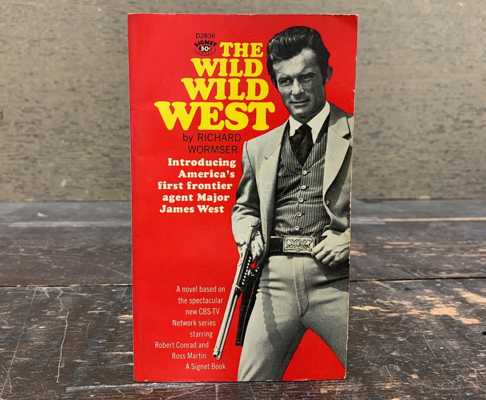 The Wild West by Richard Wormser - 1st printing 1966 Vintage western paperback
