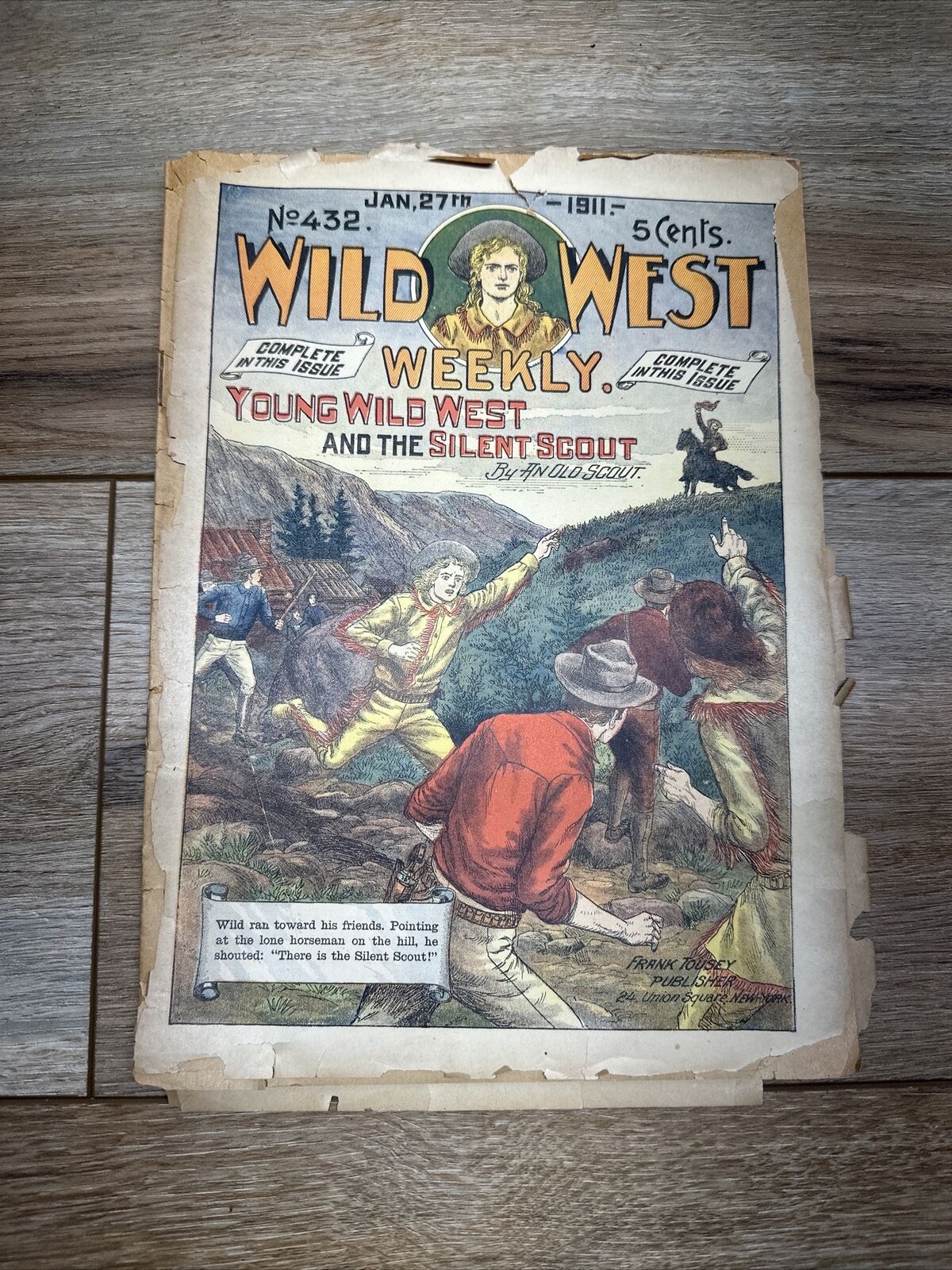 Wild West Weekly #432 Pulp Magazine Jan, 27th 1911 Good- Complete Stories etc