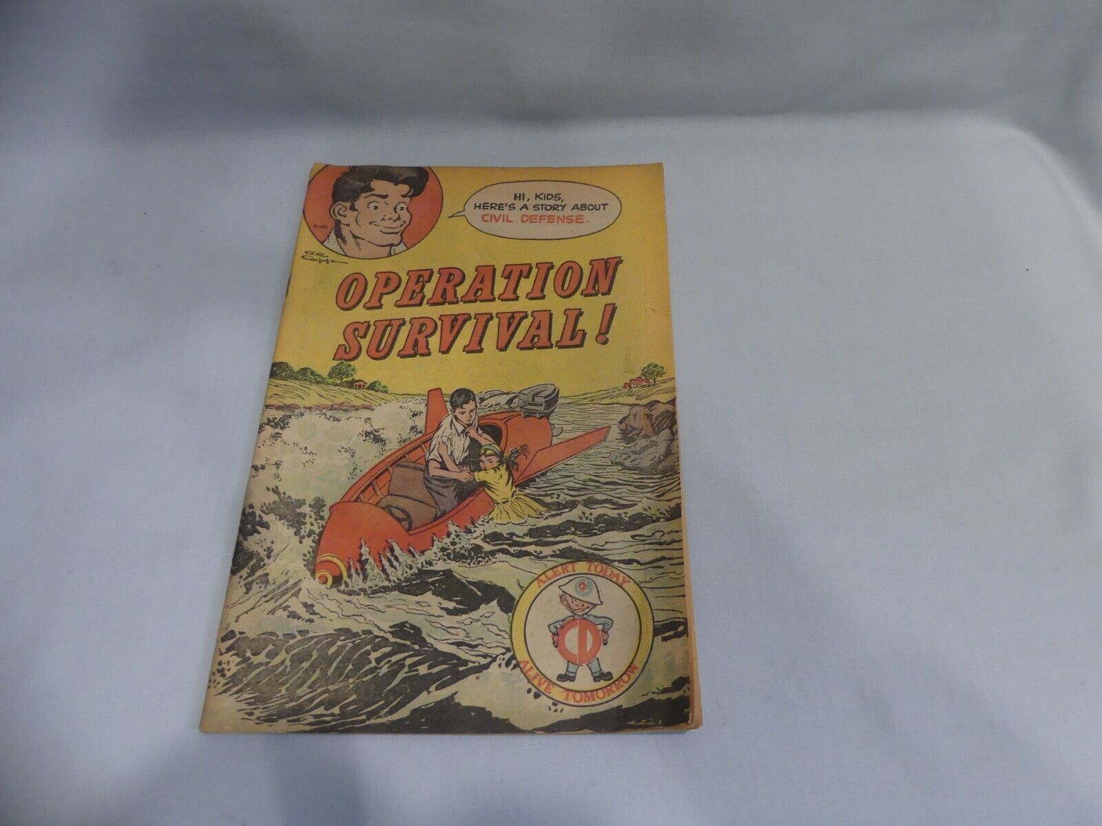 Vintage  1957 OPERATION SURVIVAL CIVIL DEFENSE COMIC BOOK-USA