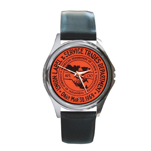 AMERICAN FEDERATION OF LABOUR 1909 VINTAGE LOGO REPRO ROUND UNISEX WATCH **New**