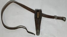 Vintage Leather Ice Pick Holster W/ 4'' Ice Pick picture