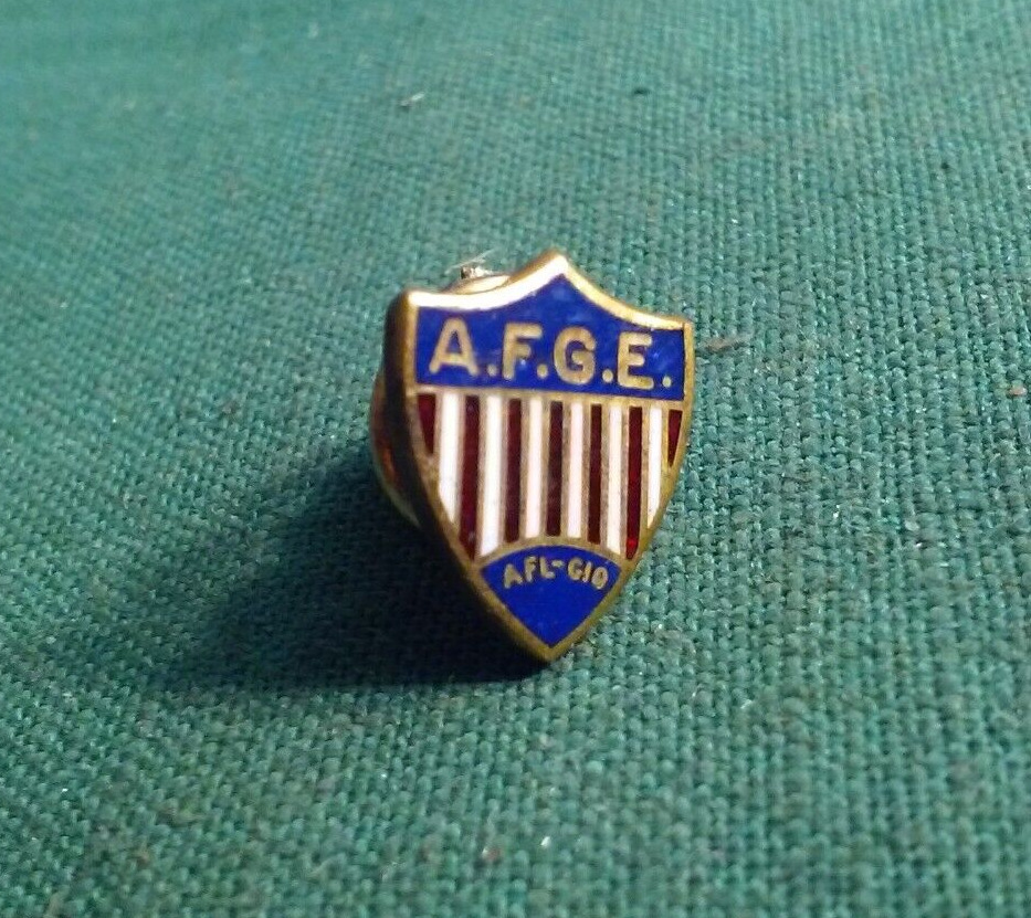Vintage AFGE American Federation of Government Employees Union Member Lapel Pin