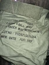 10 Ammo Bags 100 cartridges, 1987 M80 15 M62 picture
