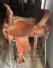 17 western trail saddle used/Ralide Flex Tree 6.5” picture