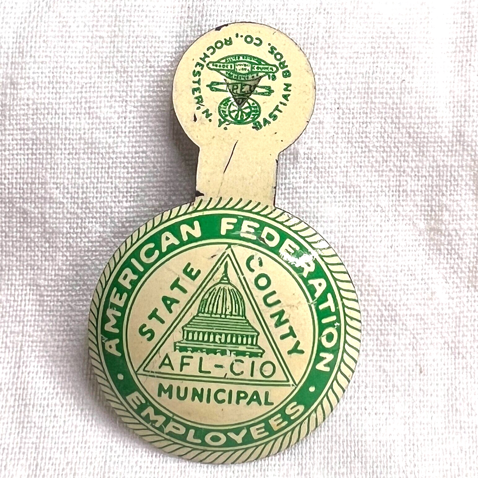 VINTAGE AFSCME AFL-CIO American Federation State County Municipal Employees
