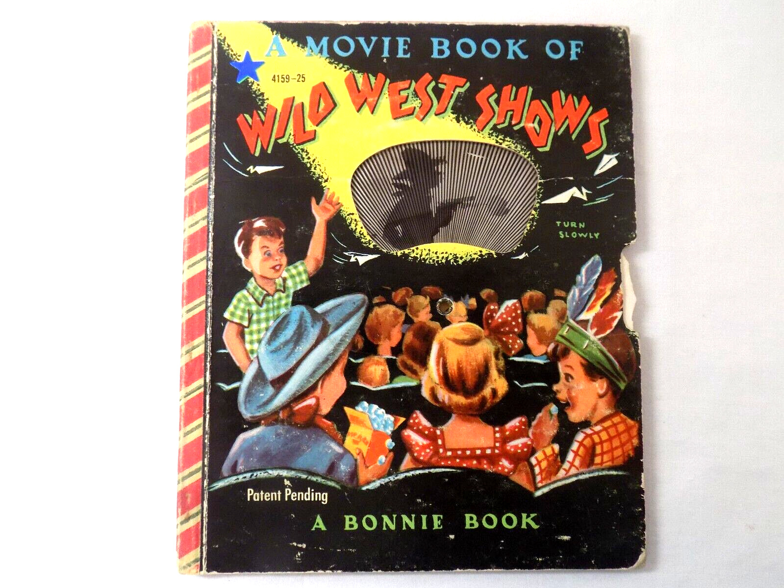 Vintage 1951 Movie Book of Wild West Shows W/20 Color Lithograph Pictures