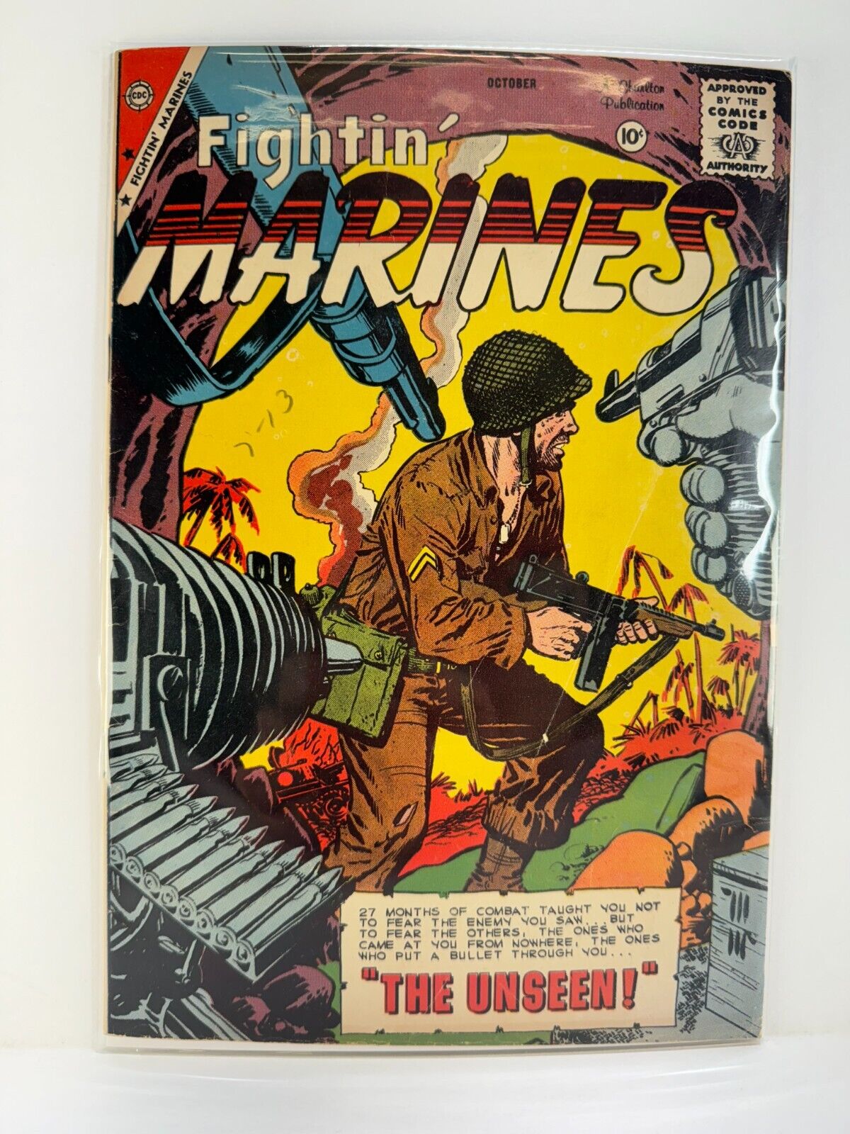 Individual Issues of Vintage FIGHTIN' MARINES. Charlton WAR Comics. You Pick