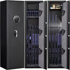 5 Gun Safe for Home Rifle and Pistols Digital Quick Access Gun Security Cabinet picture