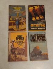 Lot of 4 Vintage Western Paperback Books Cowboy Wild West picture