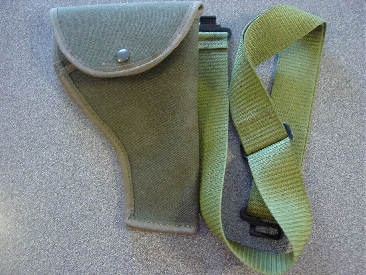 Vintage Military Pilots Solider Flare Gun Holster Israeli Issue? With straps